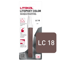 Паста для ручной колеровки эпоксидных затирок и клеев LITOPOXY COLOR цвет LC 18 от магазина НЕЛМАР